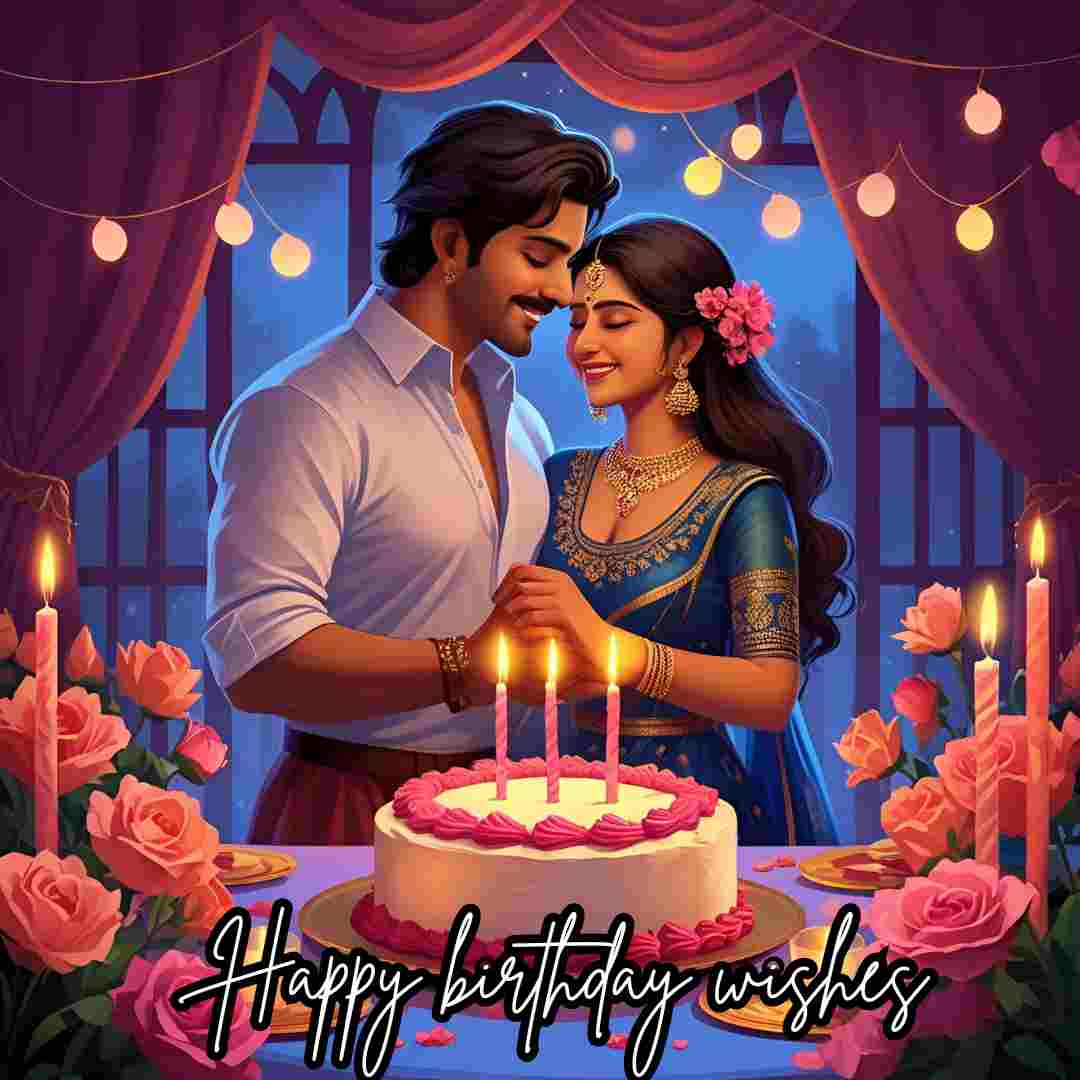 காதல் பிறந்தநாள் வாழ்த்து படம்